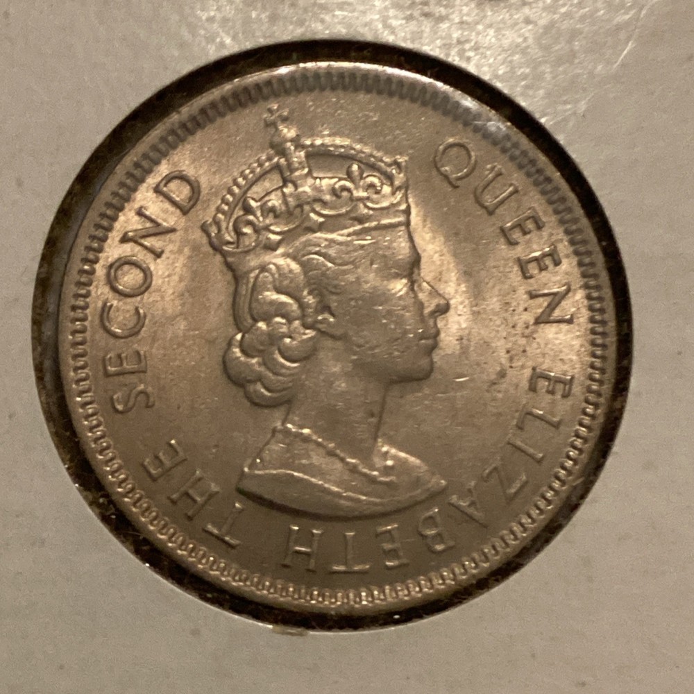 1961 MALAYA & BRITISH NORTH BORNEO 20 CENTS NICE