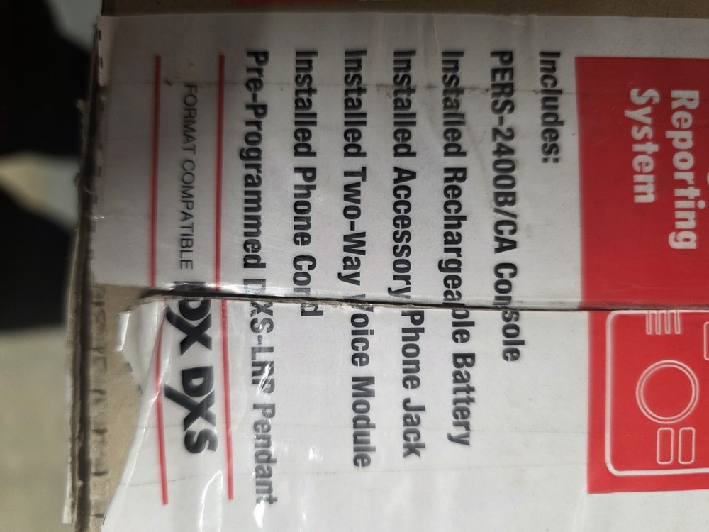 Medical Alert PERS-2400B Personal Emergency Reporting System Base & Transmitters