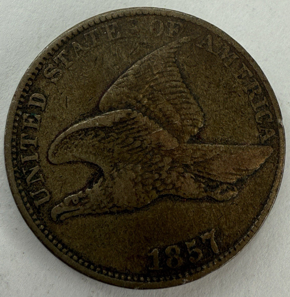 1857 Flying Eagle Cent Exact Coin Imaged #FLY95
