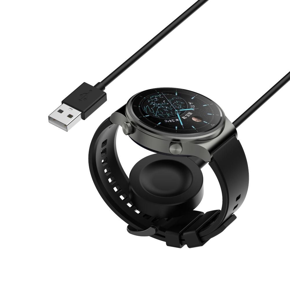 Black USB Magnetic Charging Cable Base Wireless For Huawei Watch GT2 Pro