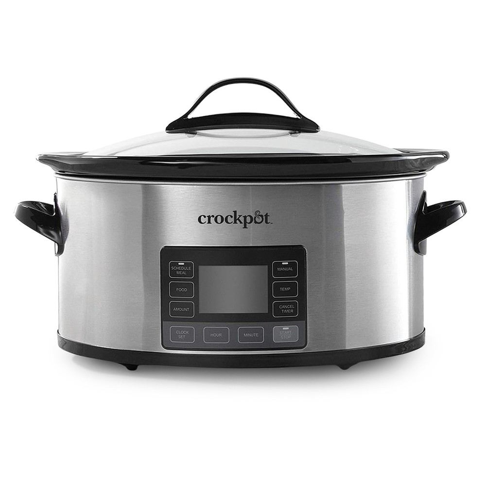 Crock-Pot 6-Quart Programmable Slow Cooker, Digital Timer and MyTime Technology