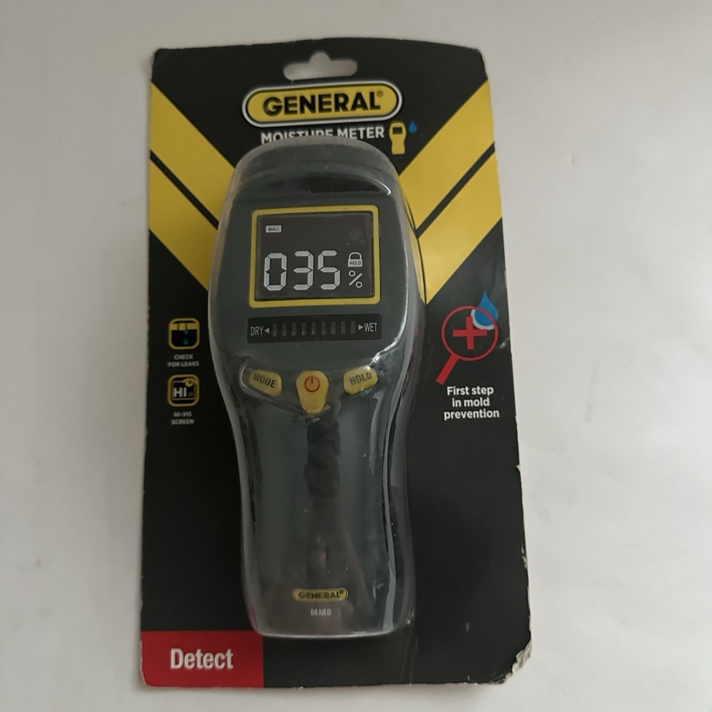 Open Box General Tools MM7 Pin-Type Moisture Meter Mold Leak Detector