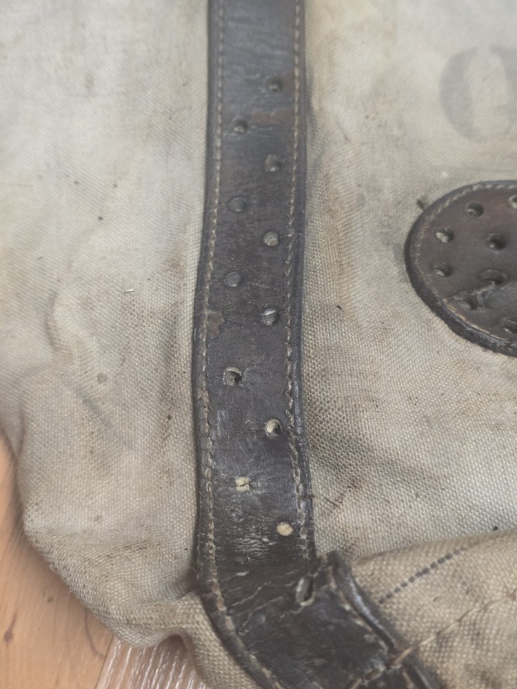 US Cavalry WW1 Horse Feedbag Marked US QMC