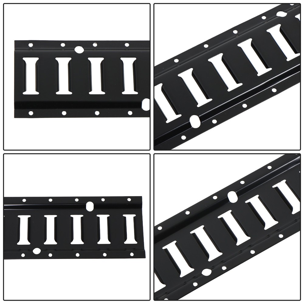 Labwork 8Pack 6' E Track Tie Down Rail Kit Powder Coat For Garages Vans Trailers