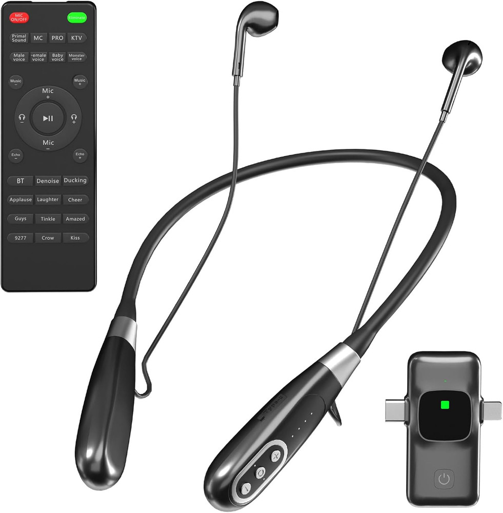 E8 Wireless Sound Card Live Streaming Earphones, Portable Multi-Function Sound C