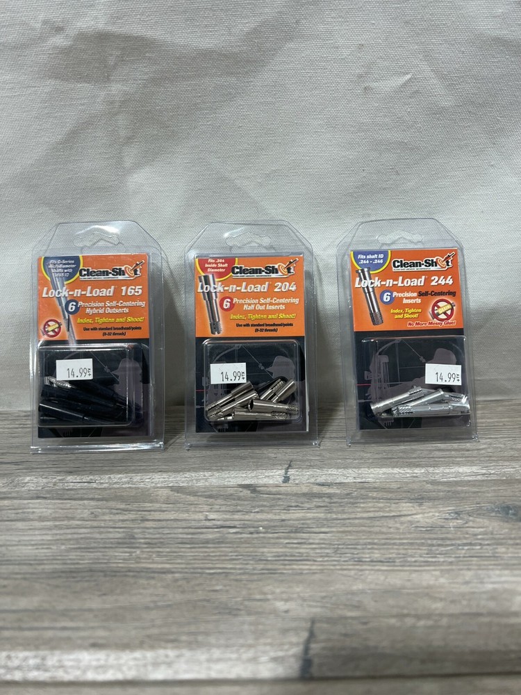 Clean-Shot Lock-n-Load No Glue Inserts