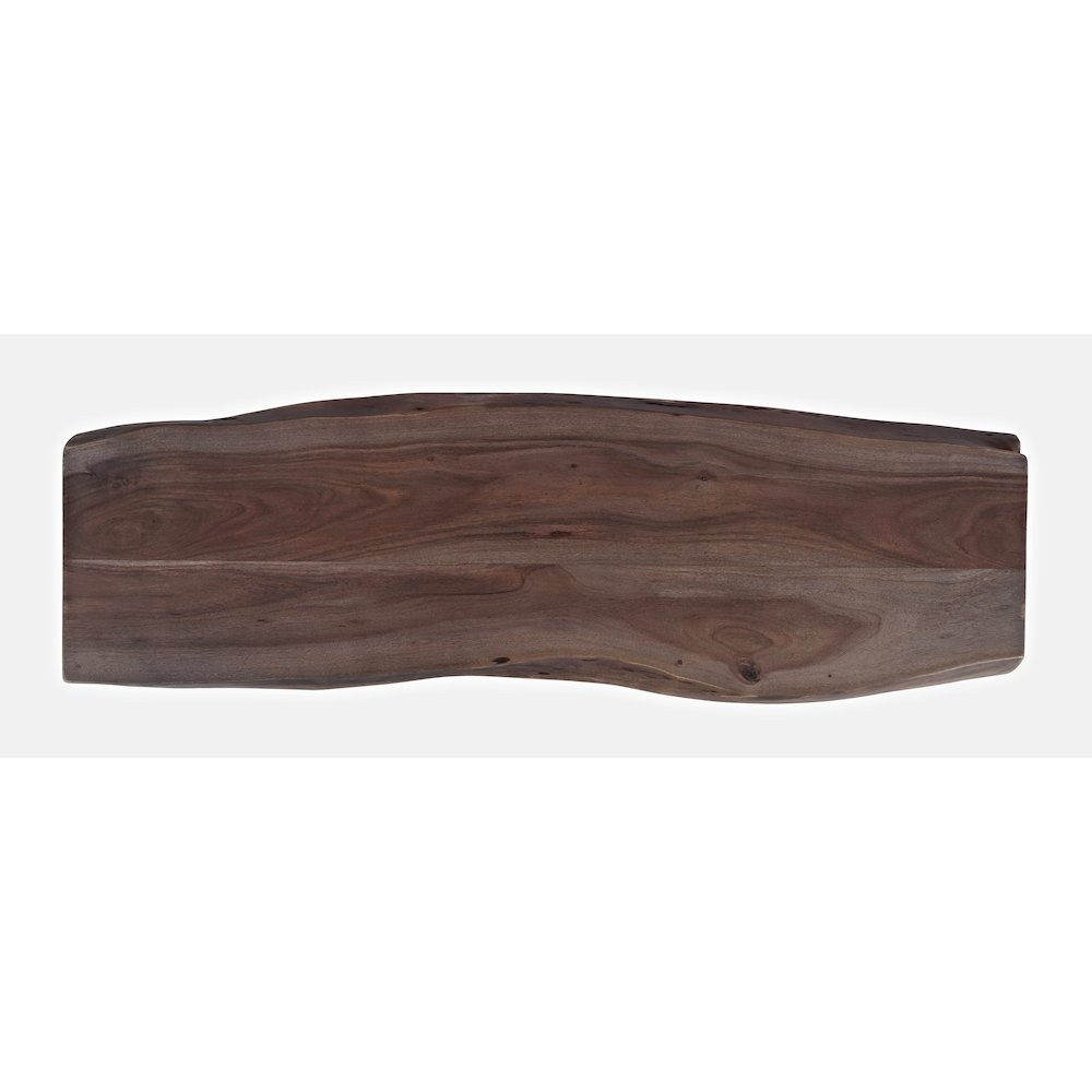 Cooper Modern Live Edge 52" Solid Wood Storage Bench