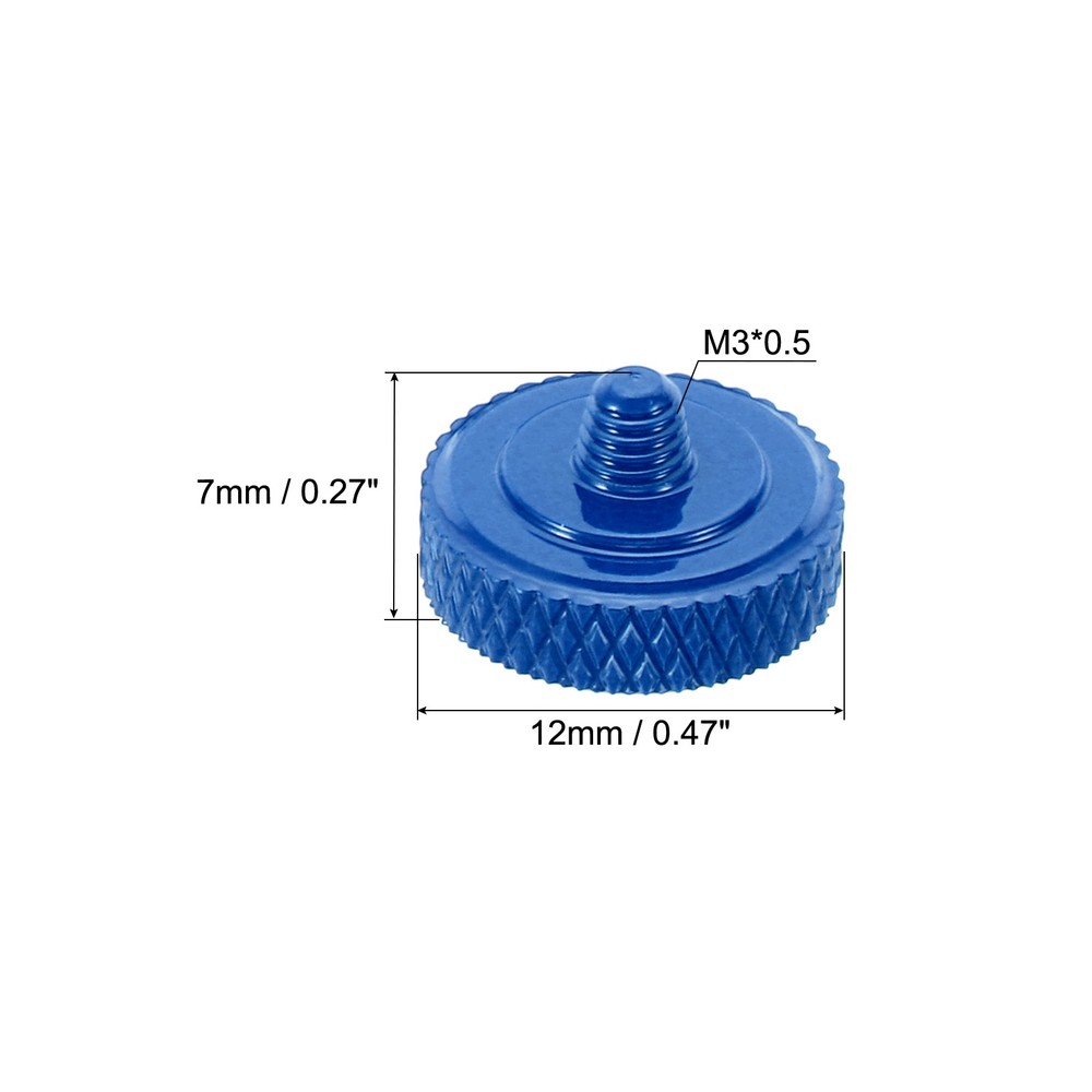 Camera Shutter Button 3pcs Shutter Release Button Carved, Blue