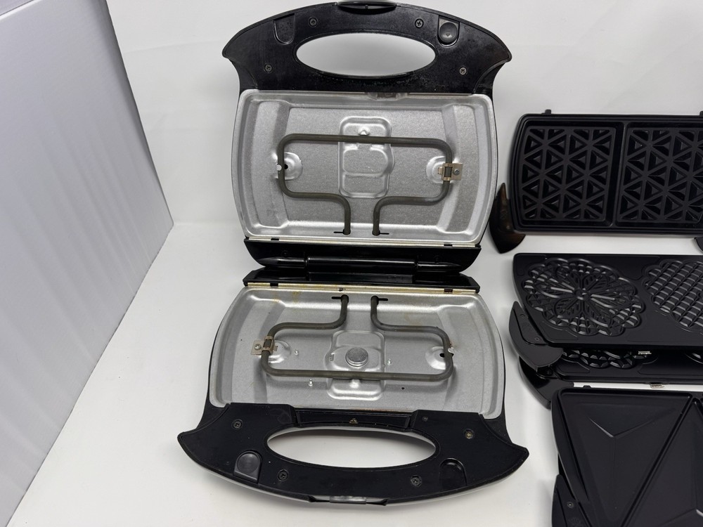 VillaWare InterBake 3 Interchangeable Baker Waffle Sandwich Pizzelle Maker