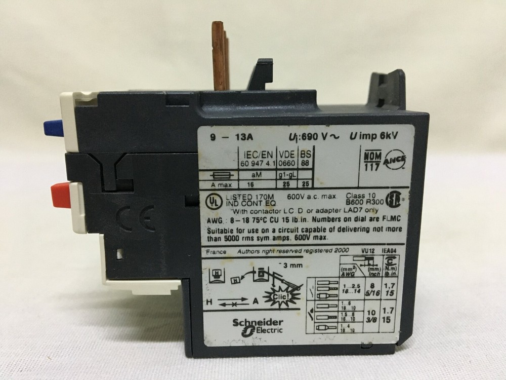 New! Square D LRD16 Relay (#20407)