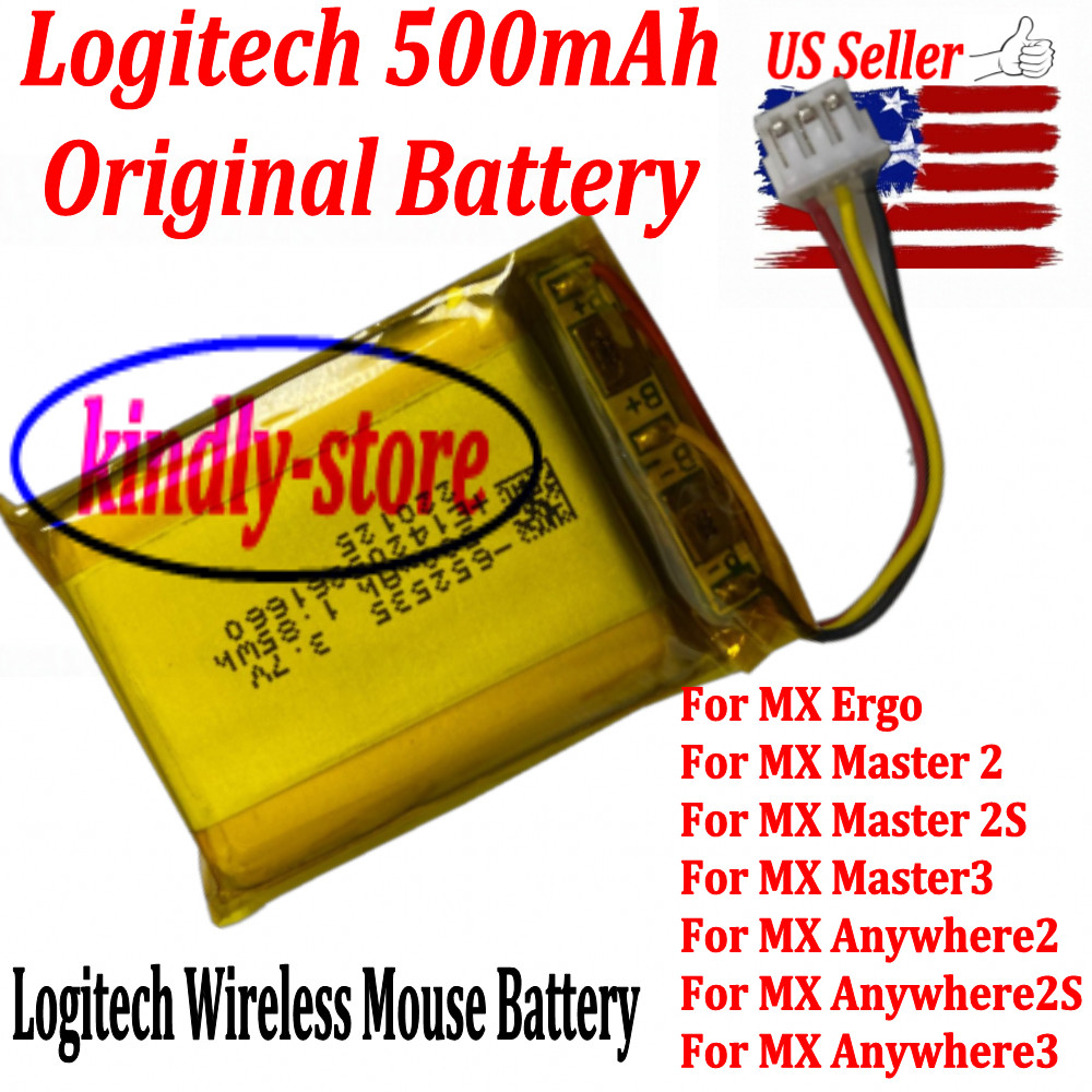 Original Battery For Logitech Mouse MX Master 2 / Master 2s / Master 3 Logi Batt