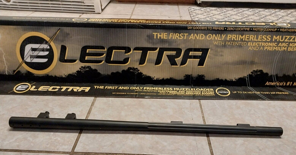 CVA Electra Muzzleloader Black Powder .50 Caliber 1:28 Barrel - No Breech Plug