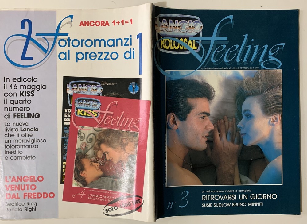 1989 LANCIO FEELING PHOTO NOVEL N.3