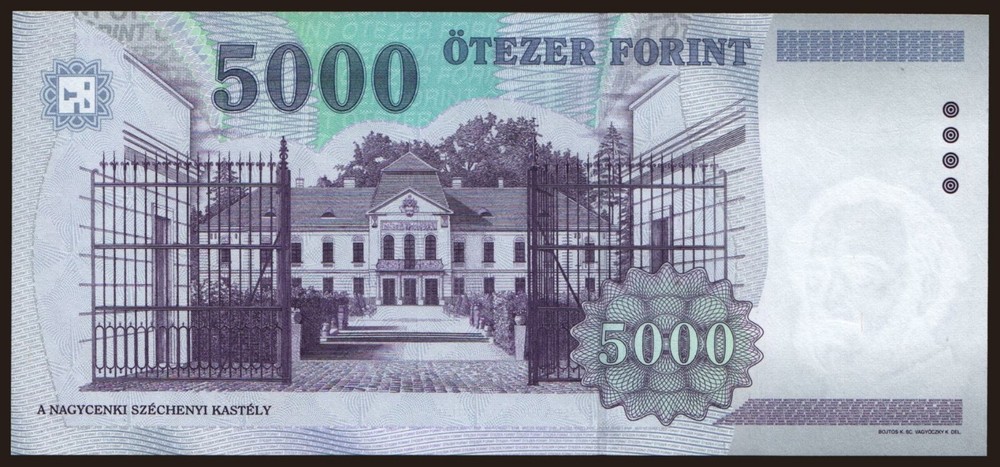 Hungary - 1999 - 5000 Forint - "UNC" #CO7420