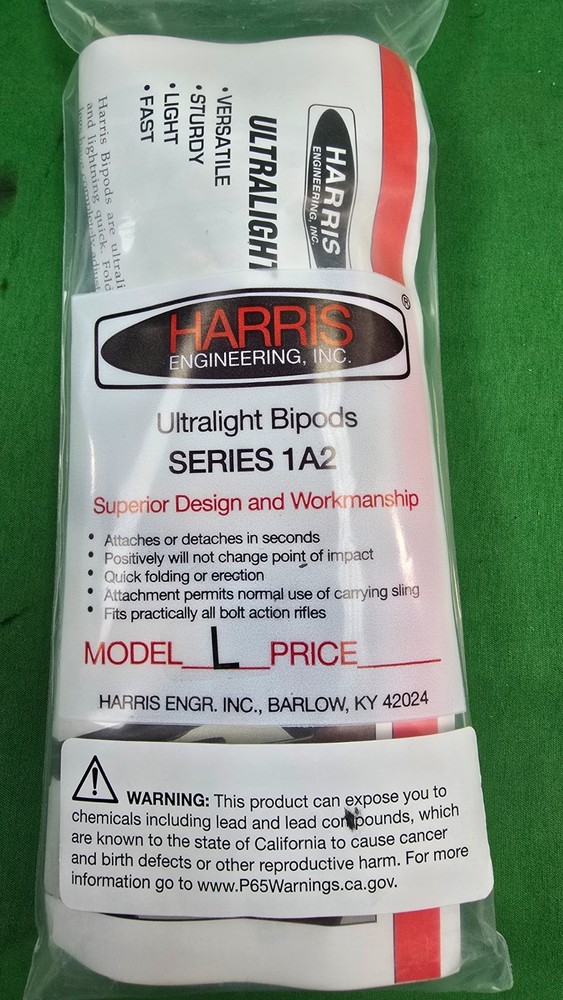 Harris Solid Base 9-13" Bipod 1A2-L NEW (C5)