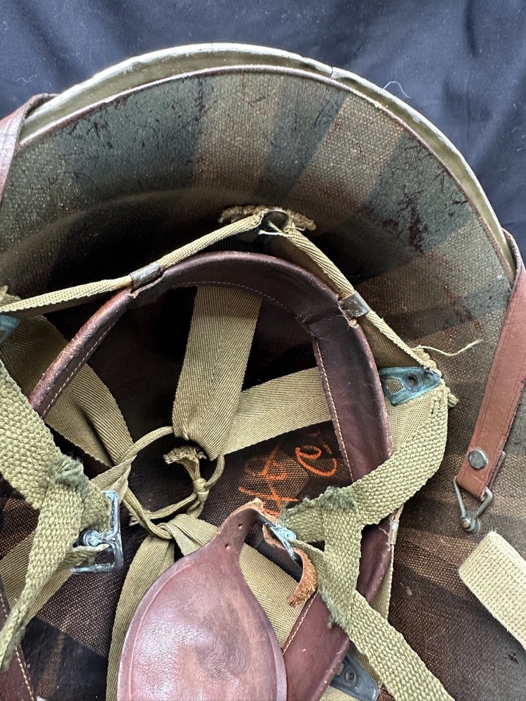 US M1 Paratrooper Helmet - D Ring - Original Helmet & Liner