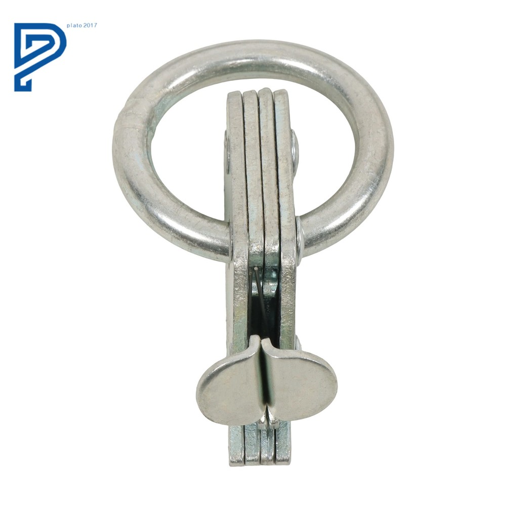 32 Pack 8' E Track Tie Down Rail Kit Galvanized Horizontal Secure Load Silver