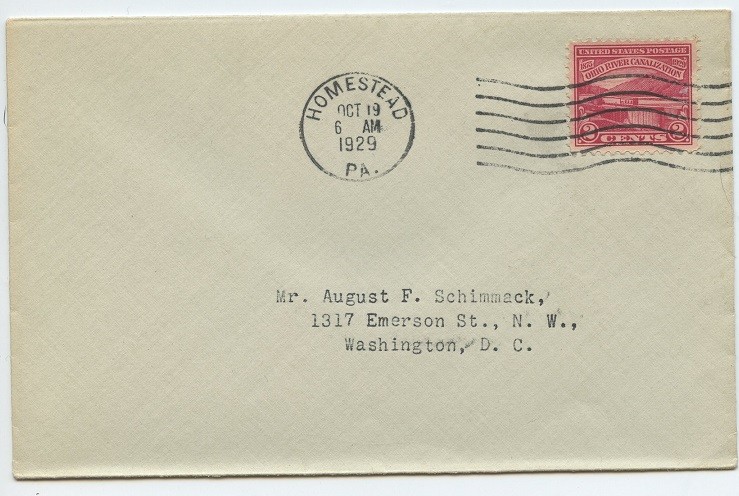 1929 FDC , OHIO RIVER CANALIZATION, 7 COVERS ASST CANCELS