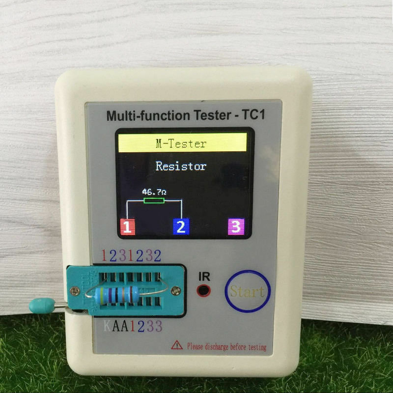 LCR-TC1 Pocket Multifunction Transistor Tester Full Color Graphics Display CS