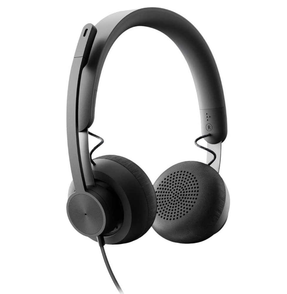 Logitech Zone 750 Headset, 7.1"x6.5"x2.6"