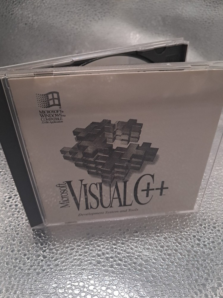 Microsoft Visual C++ 2.0 1994 Edition CD-ROM DISC ONLY MOSTLY SEALED 0894 57496