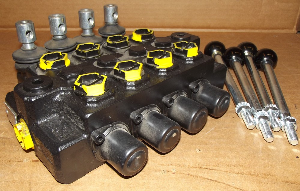 NIMCO CONTROLS 4 SPOOL CONTROL VALVE P2000US CV114 with Handles