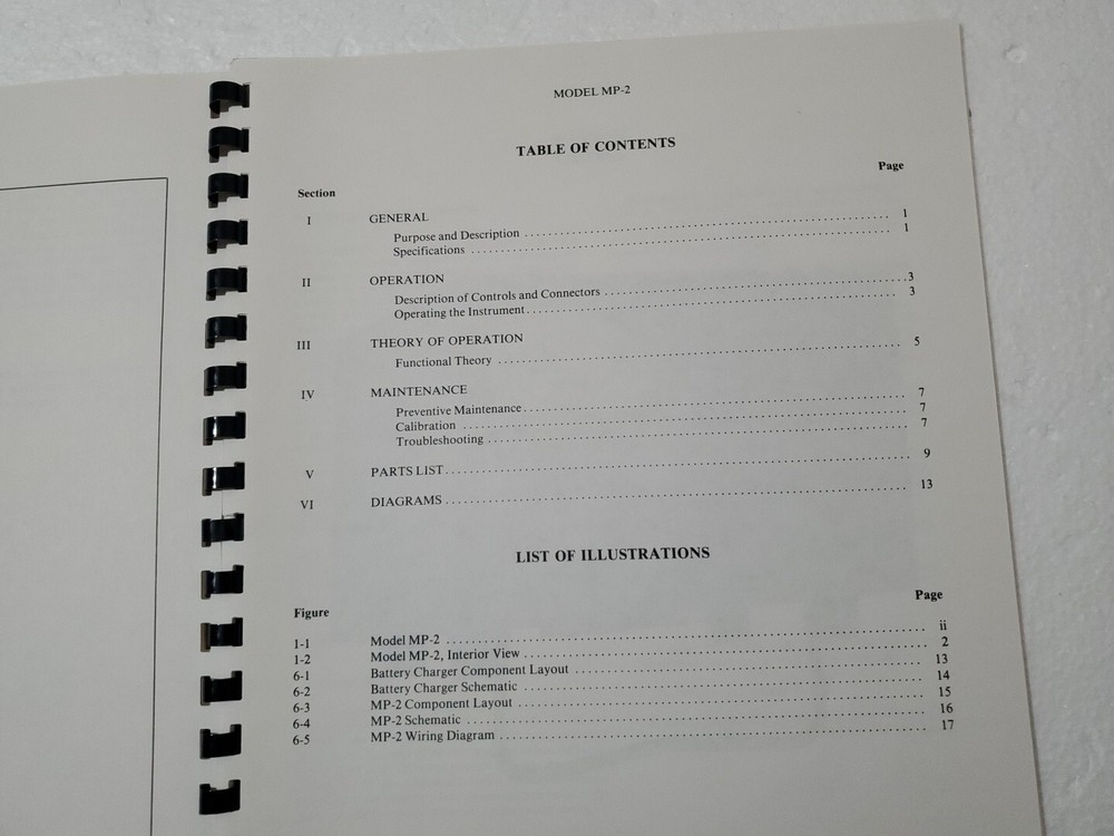 EBERLINE LABORATORY Mini Pulser MP-2 TECHNICAL MANUAL 1989