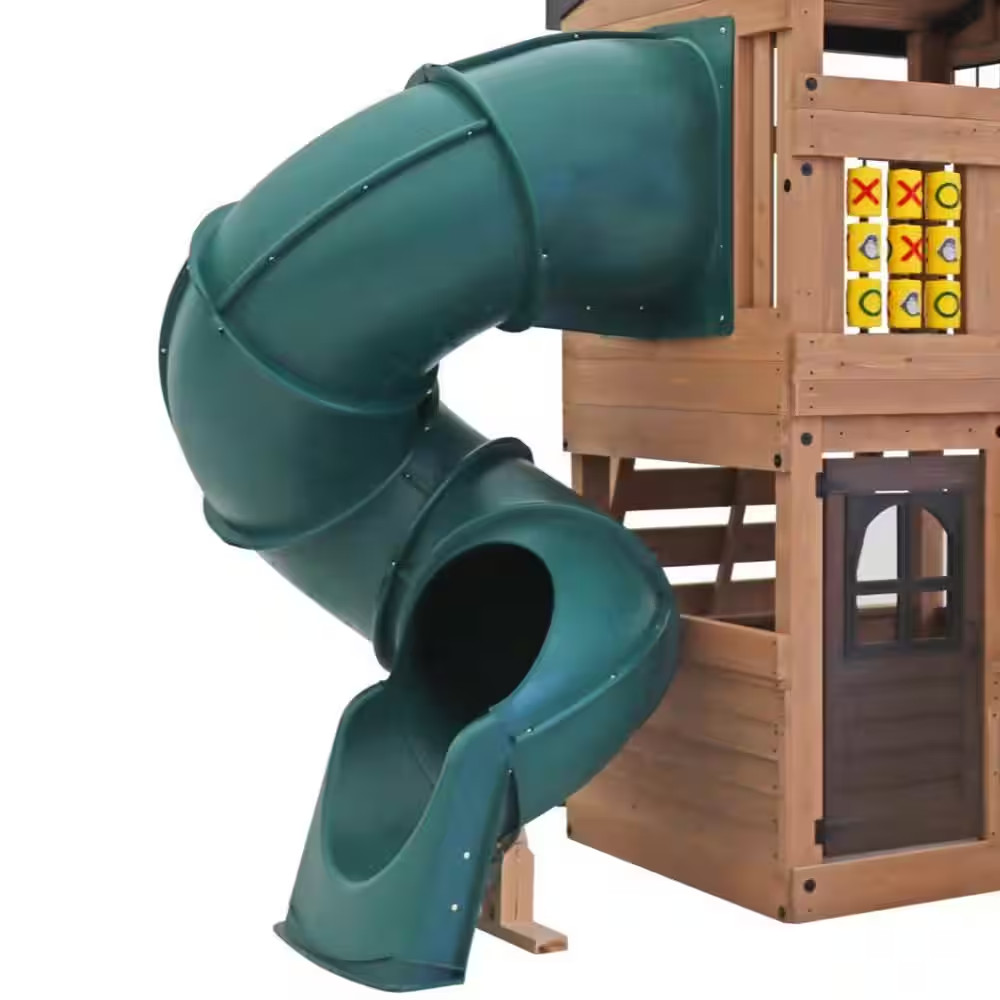 Quick Connect Tube Slide for 5 Ft. Decks - Green
