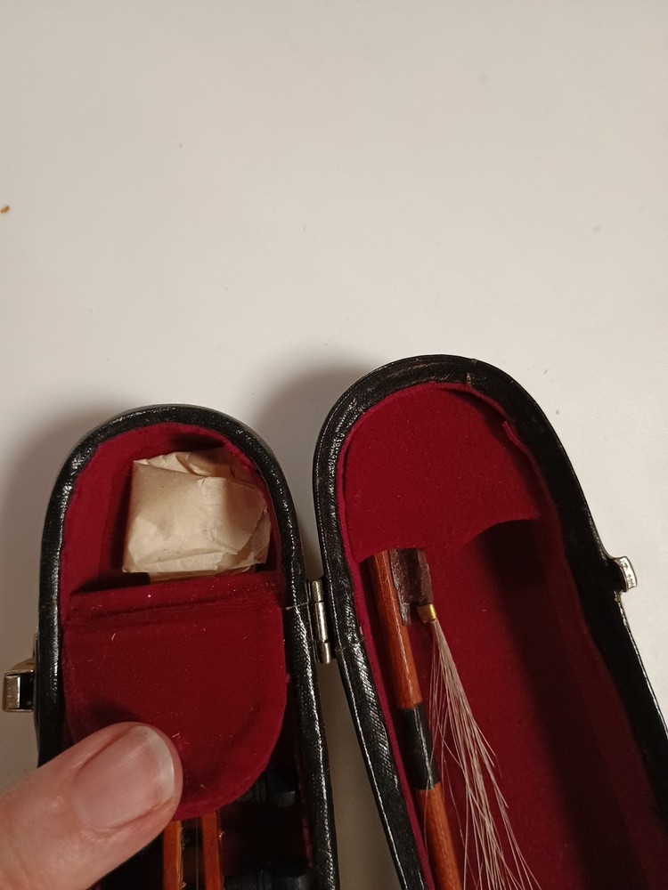 Miniature Violin with Case and Bow