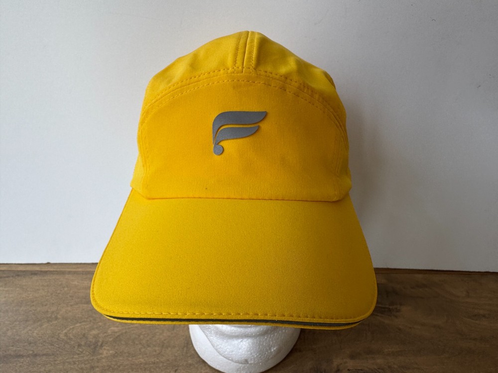 Fabletics The Fundamental Hat Sunset Yellow Adjustable Running Lightweight EUC