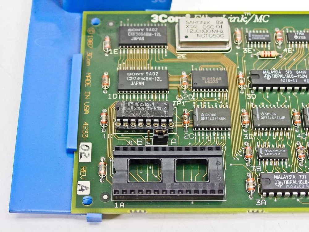 3COM 4233-02 MCA Etherlink/MC Network Card ELNK/MC for IBM PS/2