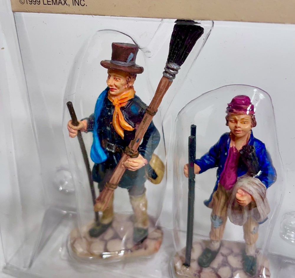 Lemax Xmas Chimney Sweep Team 92291 Released 1999 Retired 2008