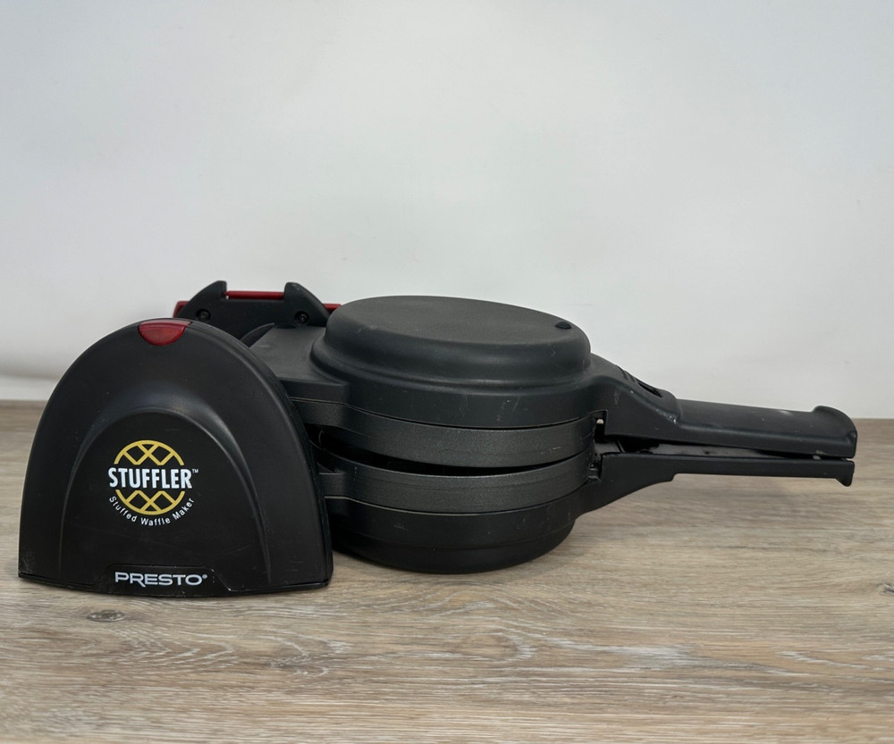 Presto Stuffler Stuffed Waffle Maker Belgian Black, Model 0351206