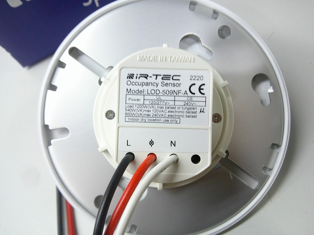 IR-TEC Line Voltage SmartDIM Occupancy Sensor LOD-509NF-A