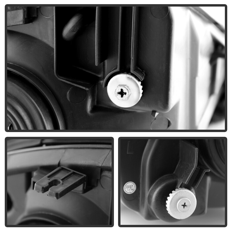 2000-2005 Mitsubishi Eclipse Replacement Headlights Front Lamps Pair Left+Right