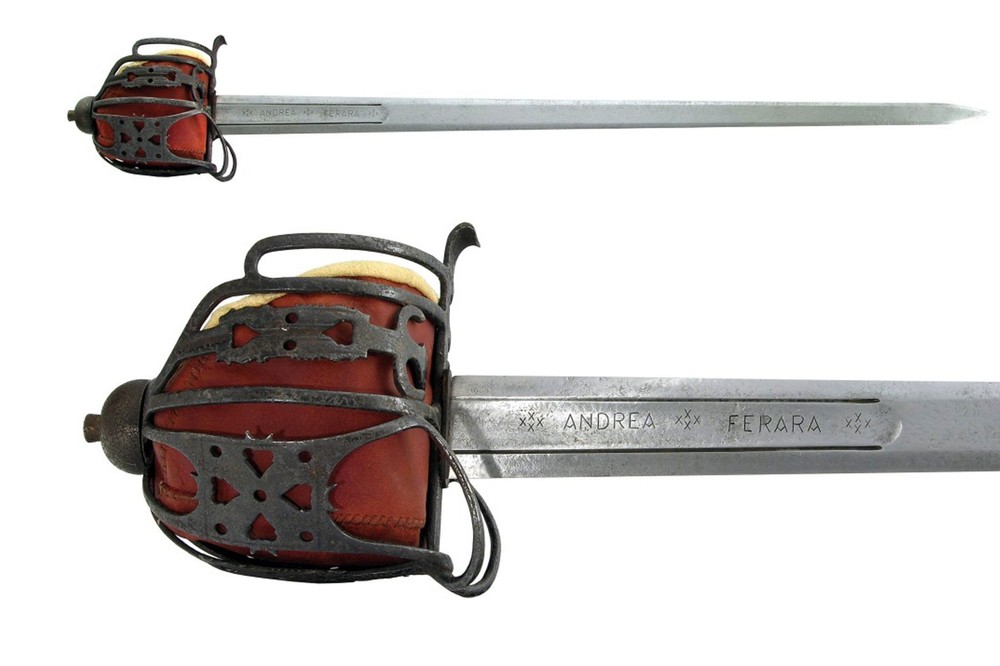 Scottish sword with basket handle - old version