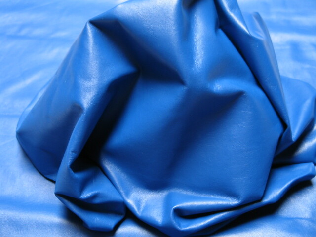 Garment leather Lambskin Hides Thin Soft Royal Blue