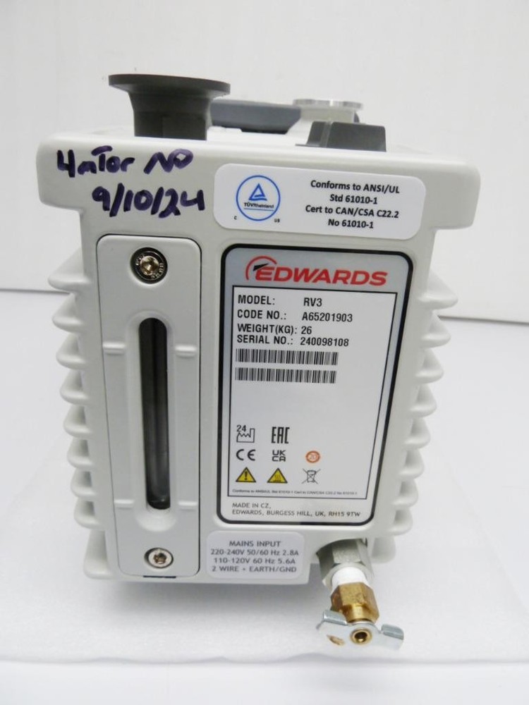 Edwards Model RV3 Rotary Vacuum Pump | A65201903