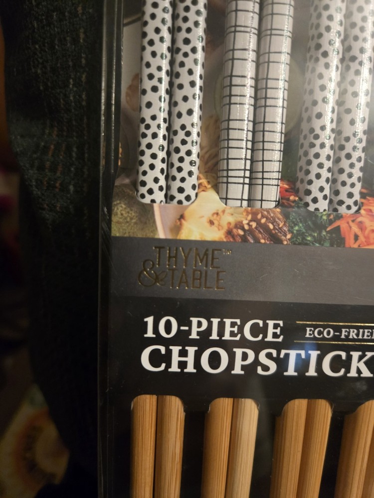Thyme & Table - Chopsticks Set (5 Pairs) - Eco Friendly Bamboo