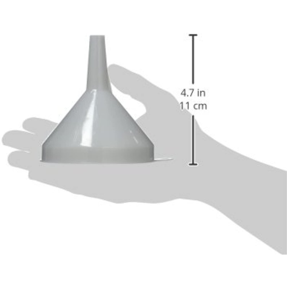 Plastic Funnel, 4 1/4-Inch Diameter