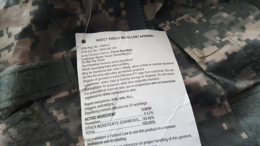 Army Combat Uniform Coat FR Medium Long Digital Camo NWT