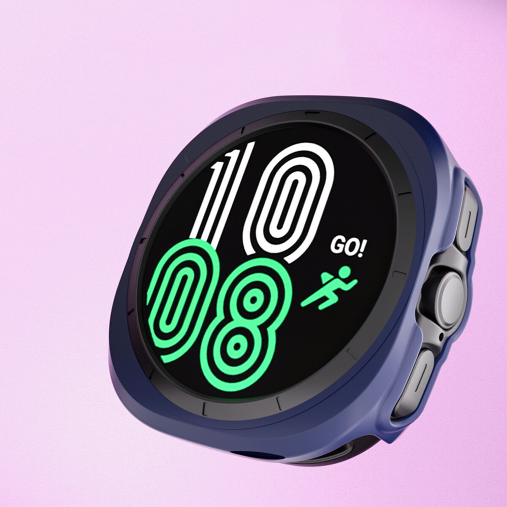 For Galaxy Watch Ultra PC Cover Shell Shockproof TPU Bumper Protective Case