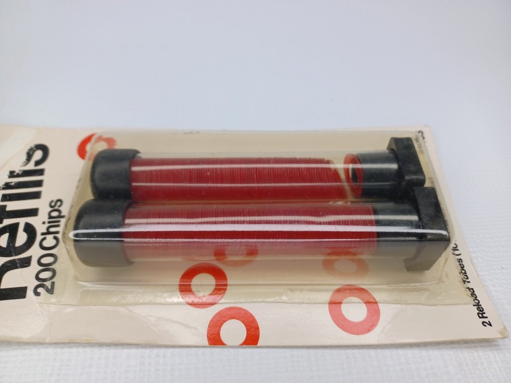 Kwik Chip Refills 200 Bingo Chips Red In Tubes