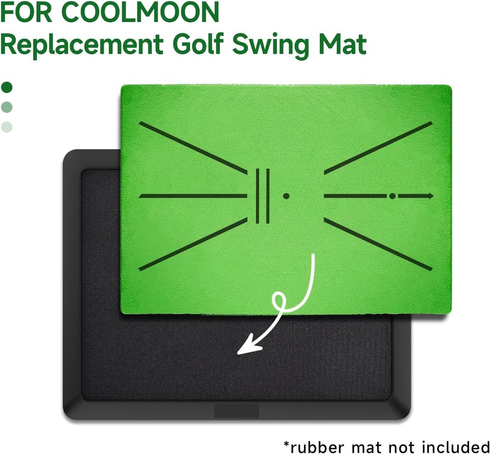Golf Training Mat for Swing Detection Batting, Golf Swing Tracker Mat