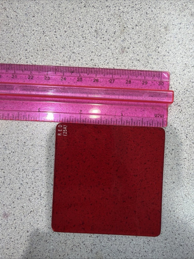 Tristar Optical Resin Filter with Surface Hardened red 25a