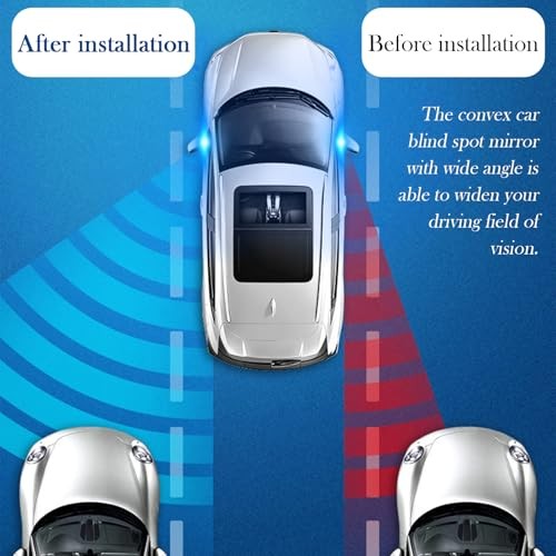 2PCS HD Blind Spot Mirror,360° Adjustable Side Mirrors Blindspot for Expanding