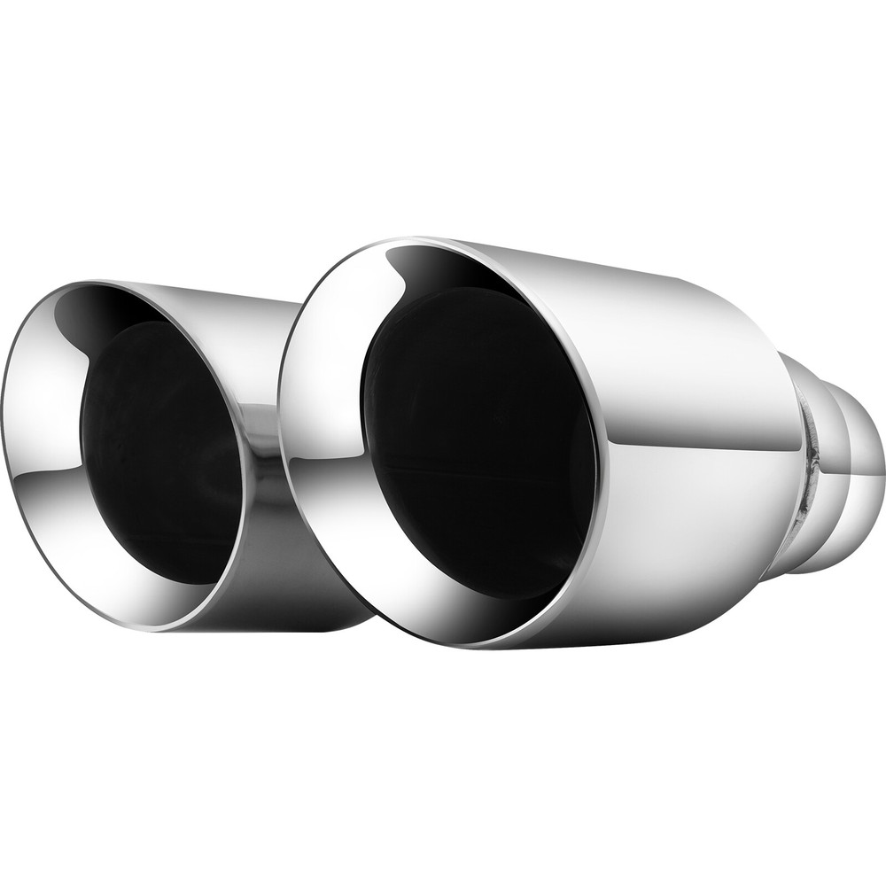 For Cadillac CTS DTS Deville Eldorado 2.5" In Dual Exhaust Pipe Tip Double Wall
