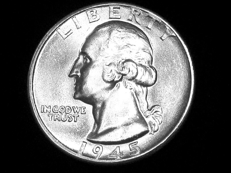 1945 Washington Quarter --- Gem Uncirculated