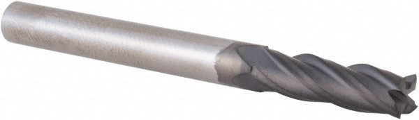 Accupro 3/16", 5/8" LOC, 3/16" Shank, 2" OAL, 4 Flute, Solid Carbide Square E...