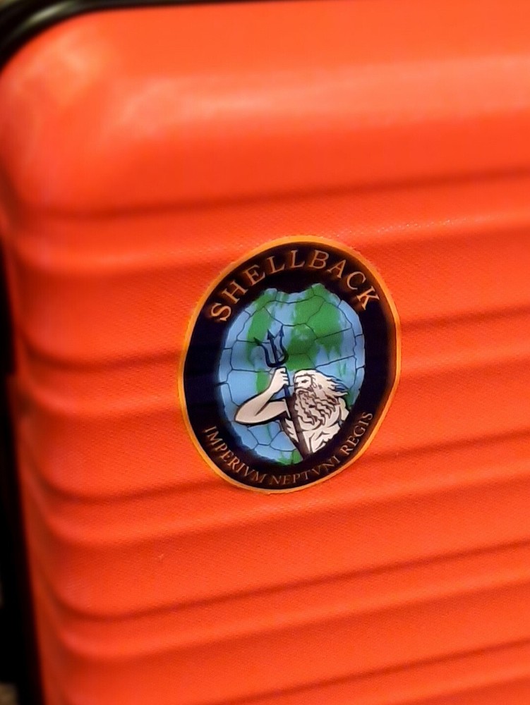 SHELLBACK PATCH and 2 stickers Crossing the equator